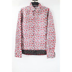 HAIDER ACKERMANN Shirt‎ Mens Medium Marvel Pattern Multicolor Jacquard button up
